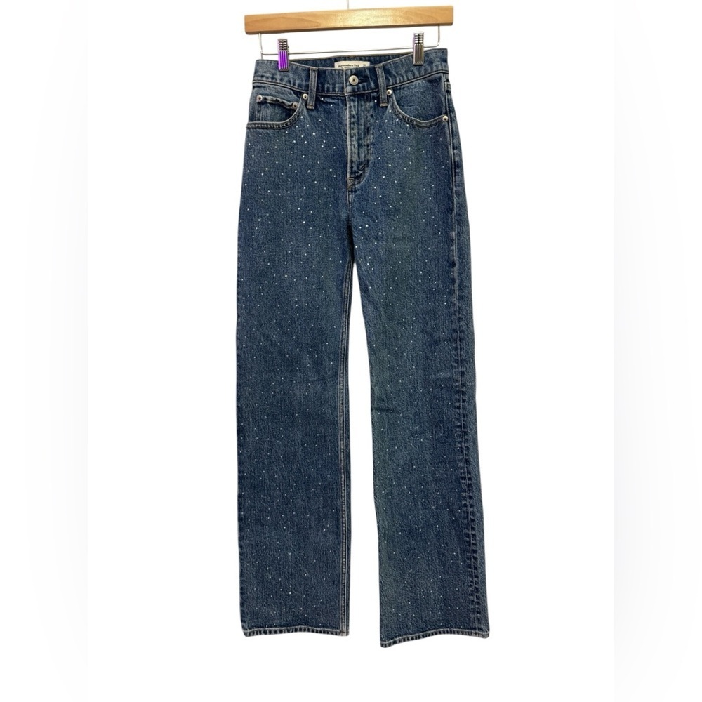 Abercrombie and Fitch rhinestone embellished jeans